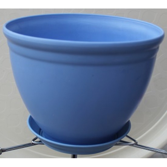 گلدان رنگ آبی برای گل و گیاه سایز متوسط